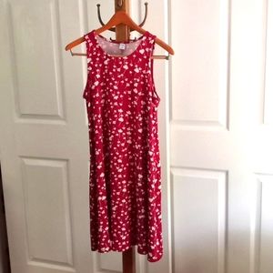 Old Navy red print dress